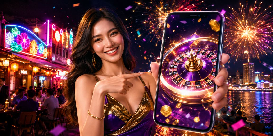 Đêm vui chơi casino Roulette tại chợ đêm Nha Trang